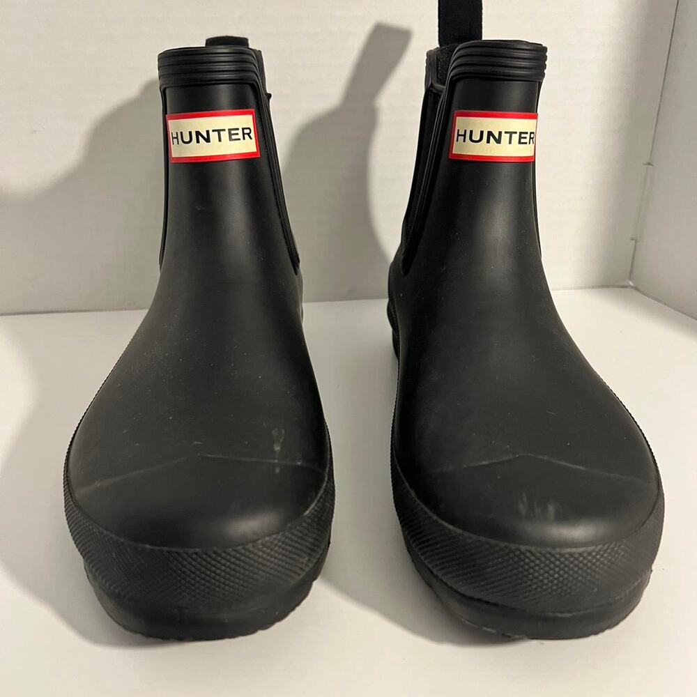 Hunter black rain boots rainyday